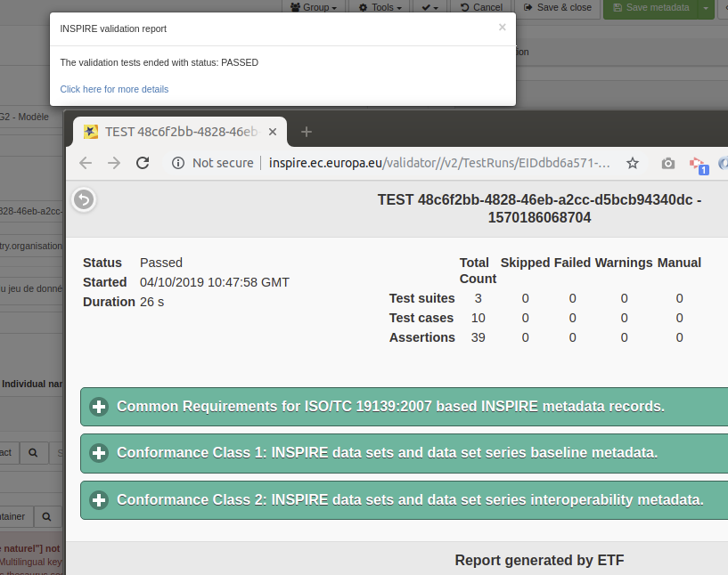 Configuring for the INSPIRE Directive - GeoNetwork Opensource (EN)