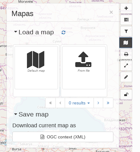 Maps and dataset visualisation - GeoNetwork Opensource (EN)