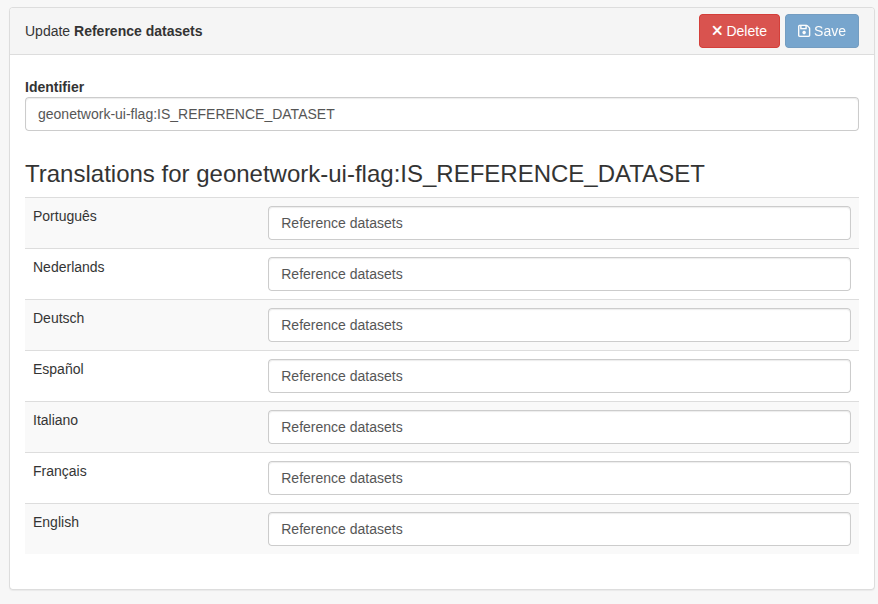 "Reference Datasets" category